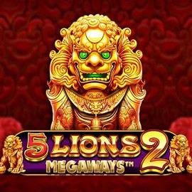 5 Lions Megaways 2 slot visual from Pragmatic Play available on sankrascasino.com