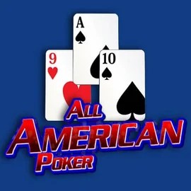 All American Poker online game logo by RTG (Reel Time Gaming) on sankrascasino.com