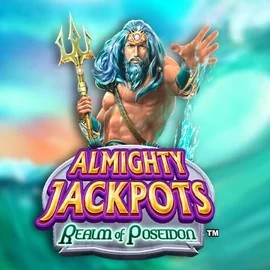 Official Jackpots logo: Almighty Jackpots – Realm of Poseidon by Novomatic at Sankra Casino