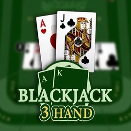 Blackjack 3H (Habanero) slot visual from Habanero available on sankrascasino.com