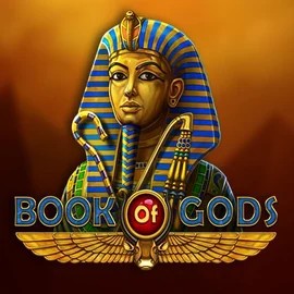 Book of Gods slot logo by BF Games at Sankra Casino
