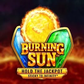 Burning Sun online game logo by Wazdan on sankrascasino.com