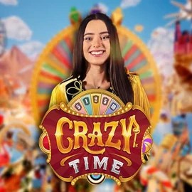 Crazy Time by Evolution, showcased at sankrascasino.com – game logo
