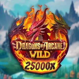 Dragons of Arcane Wild slot visual from Foxium available on sankrascasino.com