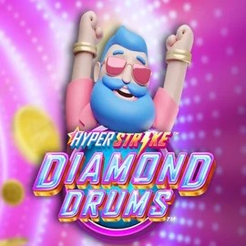 Hyper Strike Diamond Drums logo – Slots by Gameburger Studios at Sankra Casino