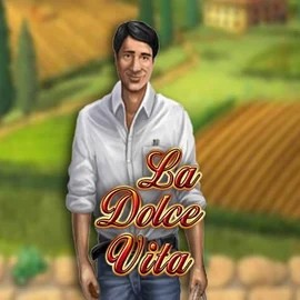 La Dolce Vita slot logo by Gamomat at Sankra Casino