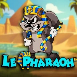 Le Pharaoh online game logo by Hacksaw Gaming on sankrascasino.com