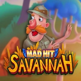 Mad Hit Savannah slot logo by RubyPlay at Sankra Casino
