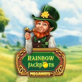 Rainbow Jackpots Megaways slot logo by Red Tiger Gaming at Sankra Casino