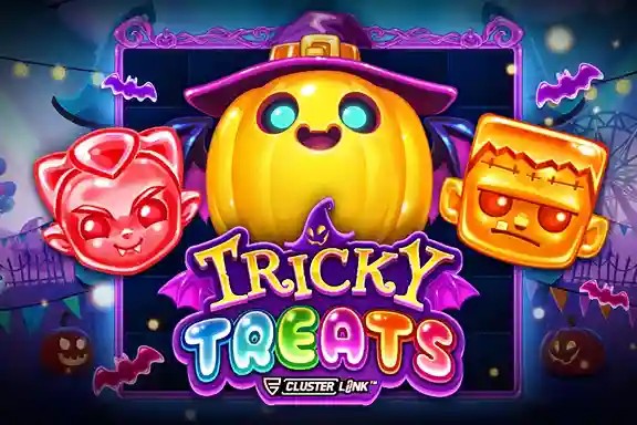 Tricky Treats logo by Push Gaming Sankra Casino