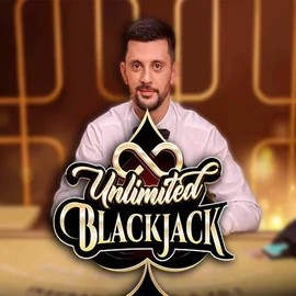 Unlimited Blackjack slot logo by Ezugi at Sankra Casino